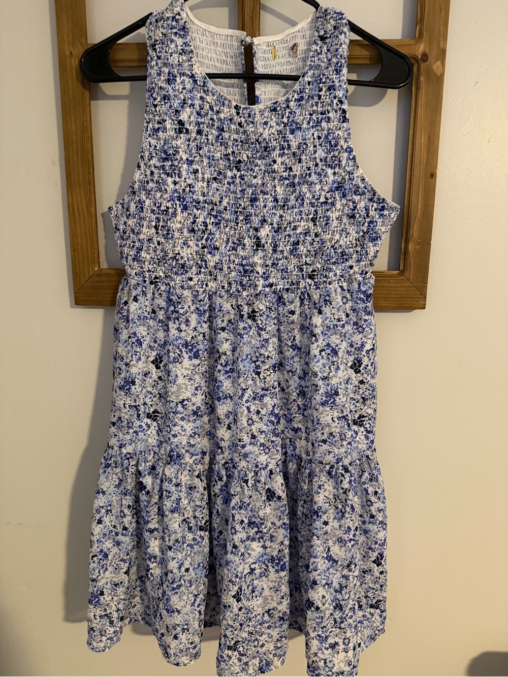 Flora blue dress